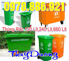 Xả kho thùng rác nhựa hdpe 120l,240l,660l giá rẻ